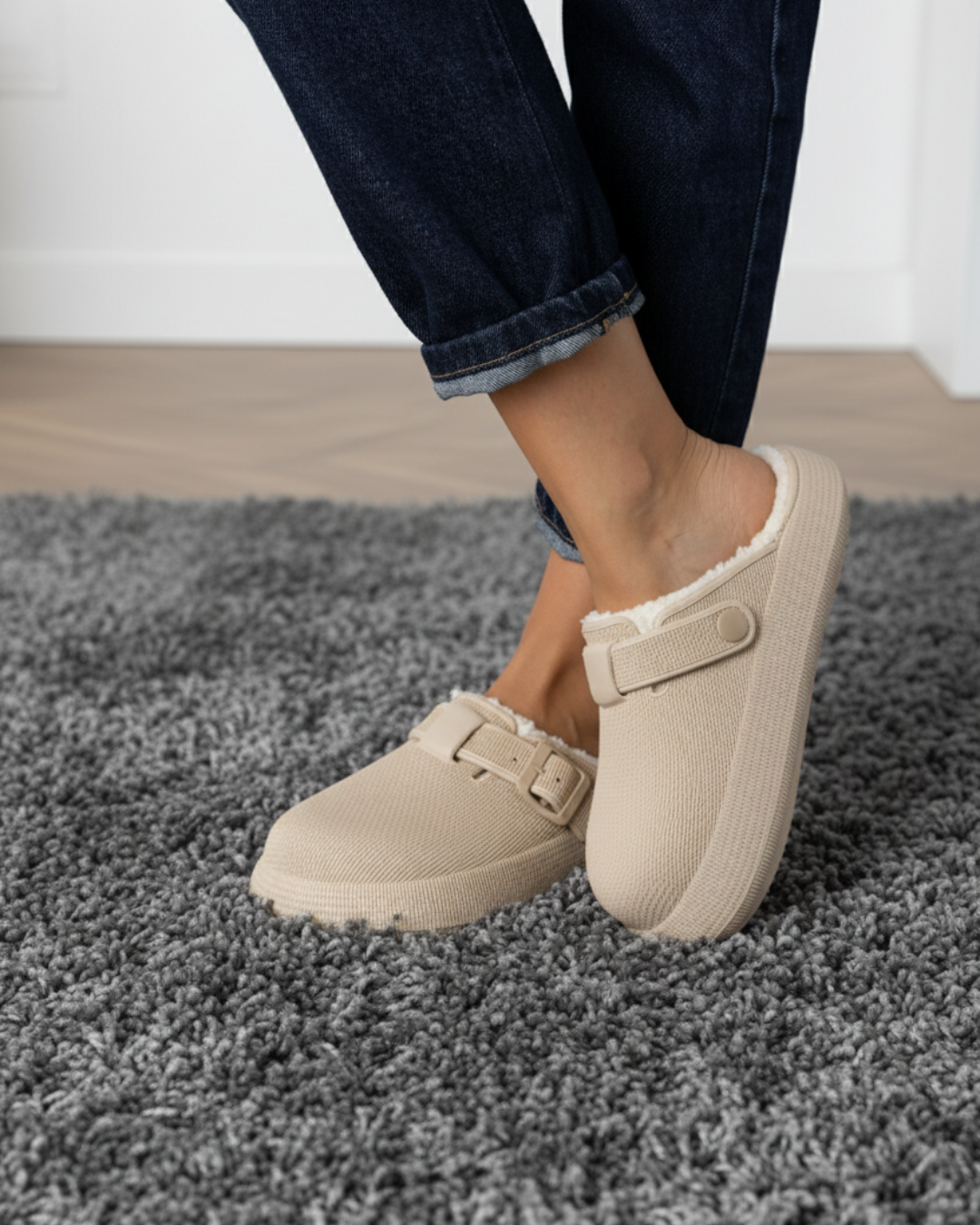 Les Sabots doublés de fourrure.