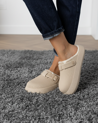 Les Sabots doublés de fourrure.